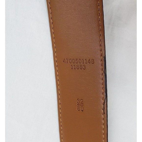 Lauren Ralph Lauren Brown Leather Belt 32 EUC - Picture 3 of 6